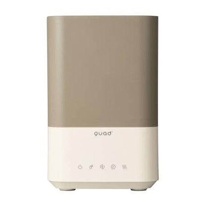 QUADS 湿度コントロール機能付ハイブリット加湿器 DOTT QS214 ブラウン