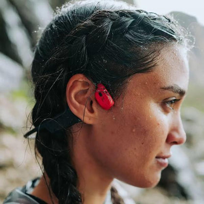 SUUNTO WING オープンイヤー骨伝導ヘッドホン ラヴァレッド