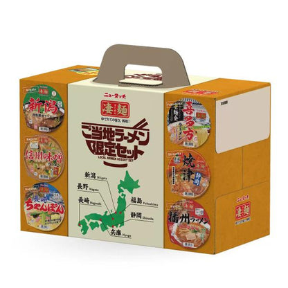 ニュータッチ凄麺ご当地セット 6食入り　ノンフライ　カップ麺　お徳セット　カップラーメン 辛旨