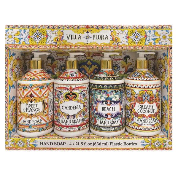 ヴィラフローラ　ハンドソープ4種 636ml x 4