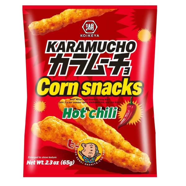 湖池屋カラムーチョコーンスナック 65g x 8袋入