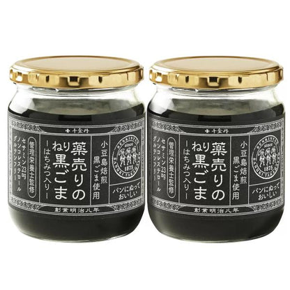 薬売りのねり黒ごま はちみつ入り 430gｘ2瓶
