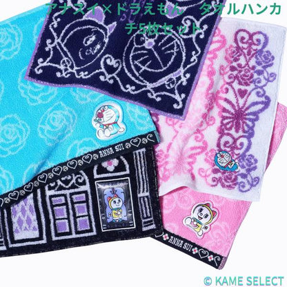 アナスイ×ドラえもん　タオルハンカチ5枚セット アナ スイ　ANNA SUI