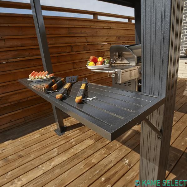 ソジャグ MYKONOS 8 x 6 フィート (2.4 x 1.8m) BBQグリル ガゼボ