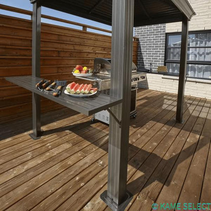 ソジャグ MYKONOS 8 x 6 フィート (2.4 x 1.8m) BBQグリル ガゼボ
