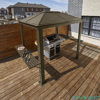 ソジャグ MYKONOS 8 x 6 フィート (2.4 x 1.8m) BBQグリル ガゼボ