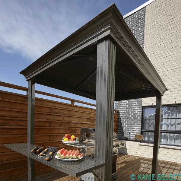 ソジャグ MYKONOS 8 x 6 フィート (2.4 x 1.8m) BBQグリル ガゼボ