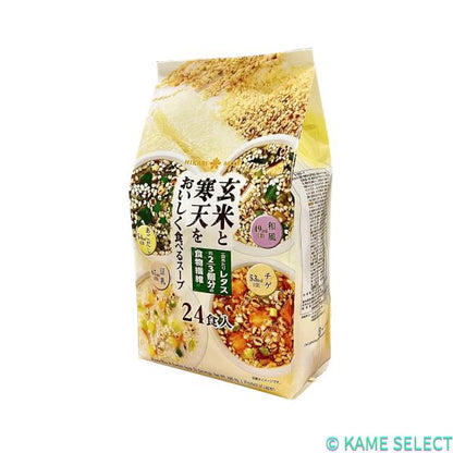 ひかり味噌 玄米と寒天をおいしく食べるスープ 24食