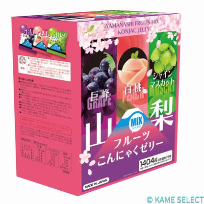 山梨 フルーツ こんにゃくゼリー 3種 78袋