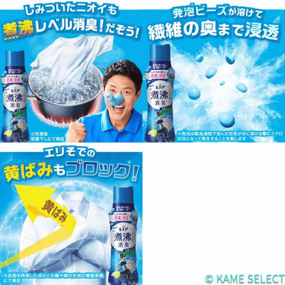 レノア 煮沸レベル 消臭抗菌 ビーズ スポーツ クールリフレッシュ&シトラスの香り 1,410ml x 2パック