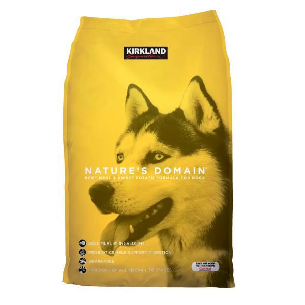 ドッグフード ビーフ&サツマイモ 成犬・子犬用 15kg　カークランドシグネチャー