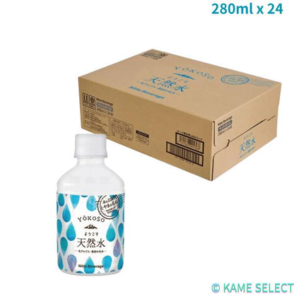 ようこそ天然水  麦茶  緑茶 280ml x 24本