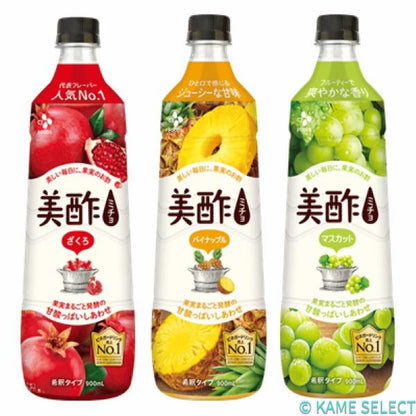 美酢 (ミチョ) アソートセット 900ml x 3 ざくろ/パイナップル/マスカット