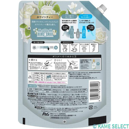 レノアハピネス 夢ふわタッチ 柔軟剤 ホワイトティー 詰め替え720ml x 6個