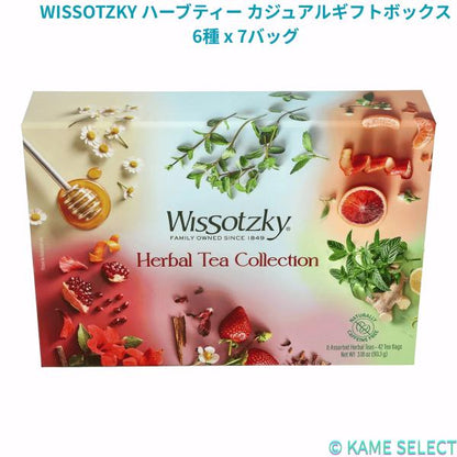 WISSOTZKY ハーブティー カジュアルギフトボックス 6種 x 7バッグ