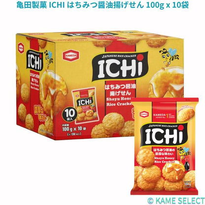 亀田製菓 ICHI はちみつ醤油揚げせん 100g x 10袋