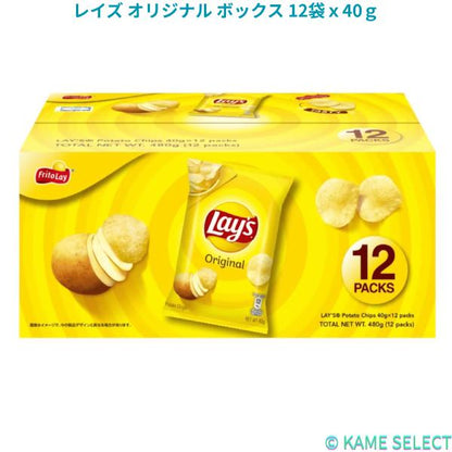 レイズ オリジナル ボックス 12袋ｘ40ｇ Lay's
