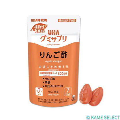 UHAグミサプリ リンゴ酢 112粒