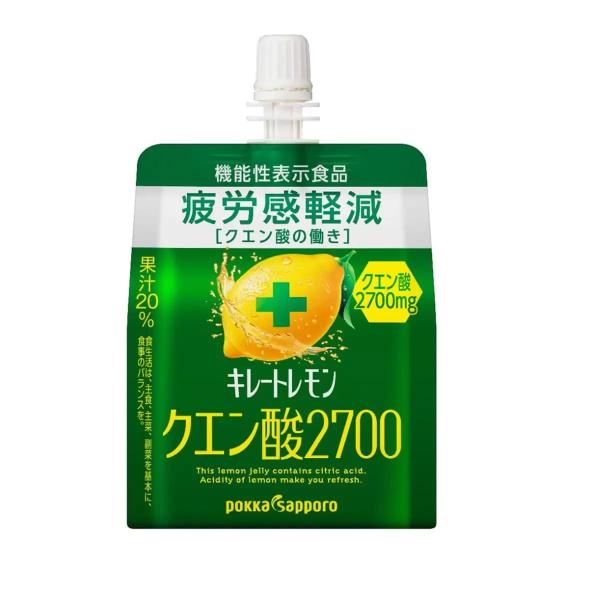 キレートレモン クエン酸 2700 ゼリー 165g x 30個入