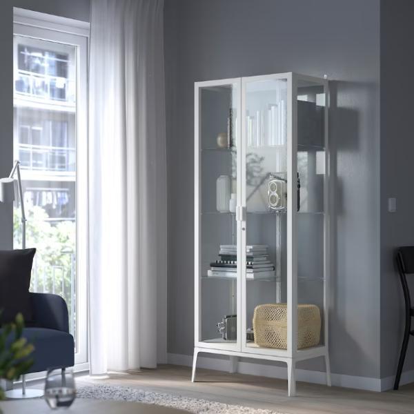 IKEA MILSBO ミルスボ コレクションケース, ホワイト, 73x175 cm イケア