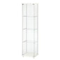 IKEA DETOLF デトルフ ガラス扉キャビネット43x163 cm ホワイト
