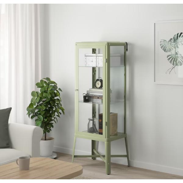 IKEA FABRIKOR ファブリコール コレクションケース, ペールグレーグリーン, 57x150 cm イケア