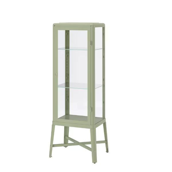 IKEA FABRIKOR ファブリコール コレクションケース, ペールグレーグリーン, 57x150 cm イケア