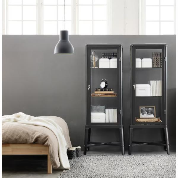 IKEA FABRIKOR ファブリコール コレクションケース, ダークグレー, 57x150 cm イケア