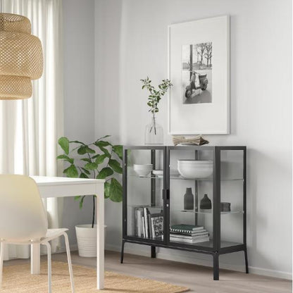 IKEA MILSBO ミルスボ コレクションケース,チャコール, 101x100 cm イケア