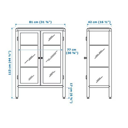 IKEA FABRIKOR ファブリコール コレクションケース, ライトイエロー, 81x113 cm イケア