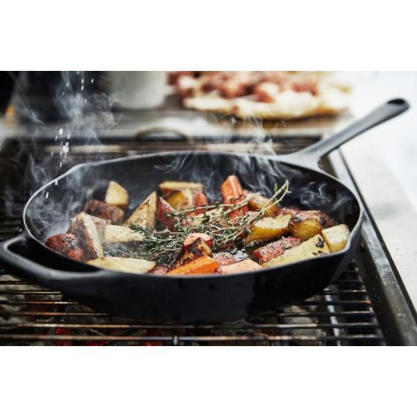 GRILLSKR グリルシェール 炭火焼きバーベキューグリル, ブラック/ステンレススチール 屋外用, 86x61 cm